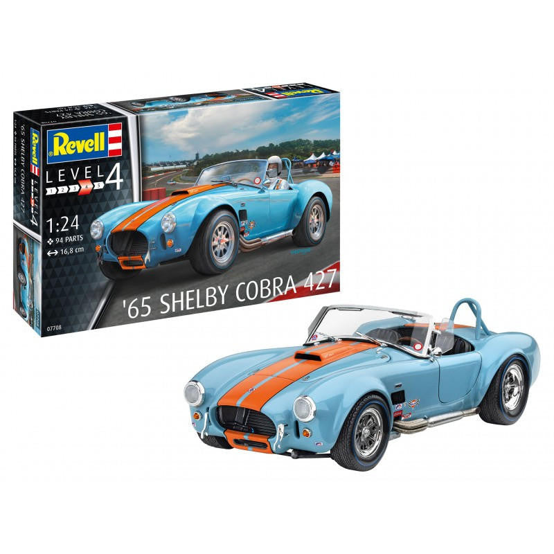 Revell of Germany 1/24 1965 Shelby Cobra 427 Sports Car 7708